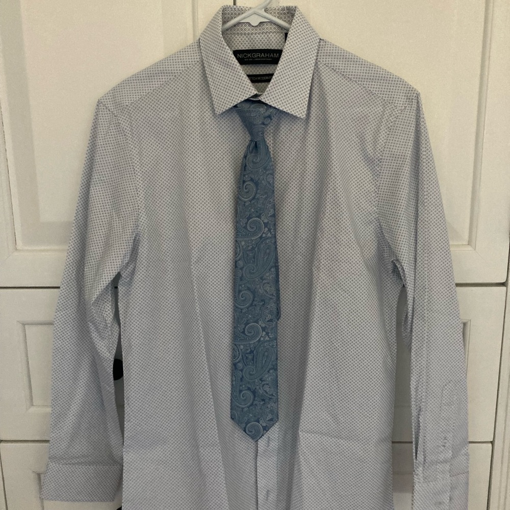 NEW Nick Graham men’s long sleeve dress shirt